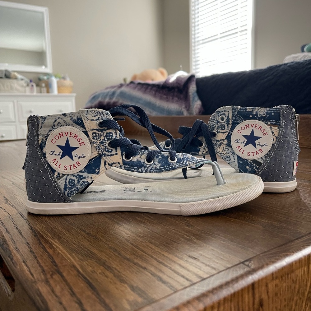 High top all star Chuck Taylors sandals